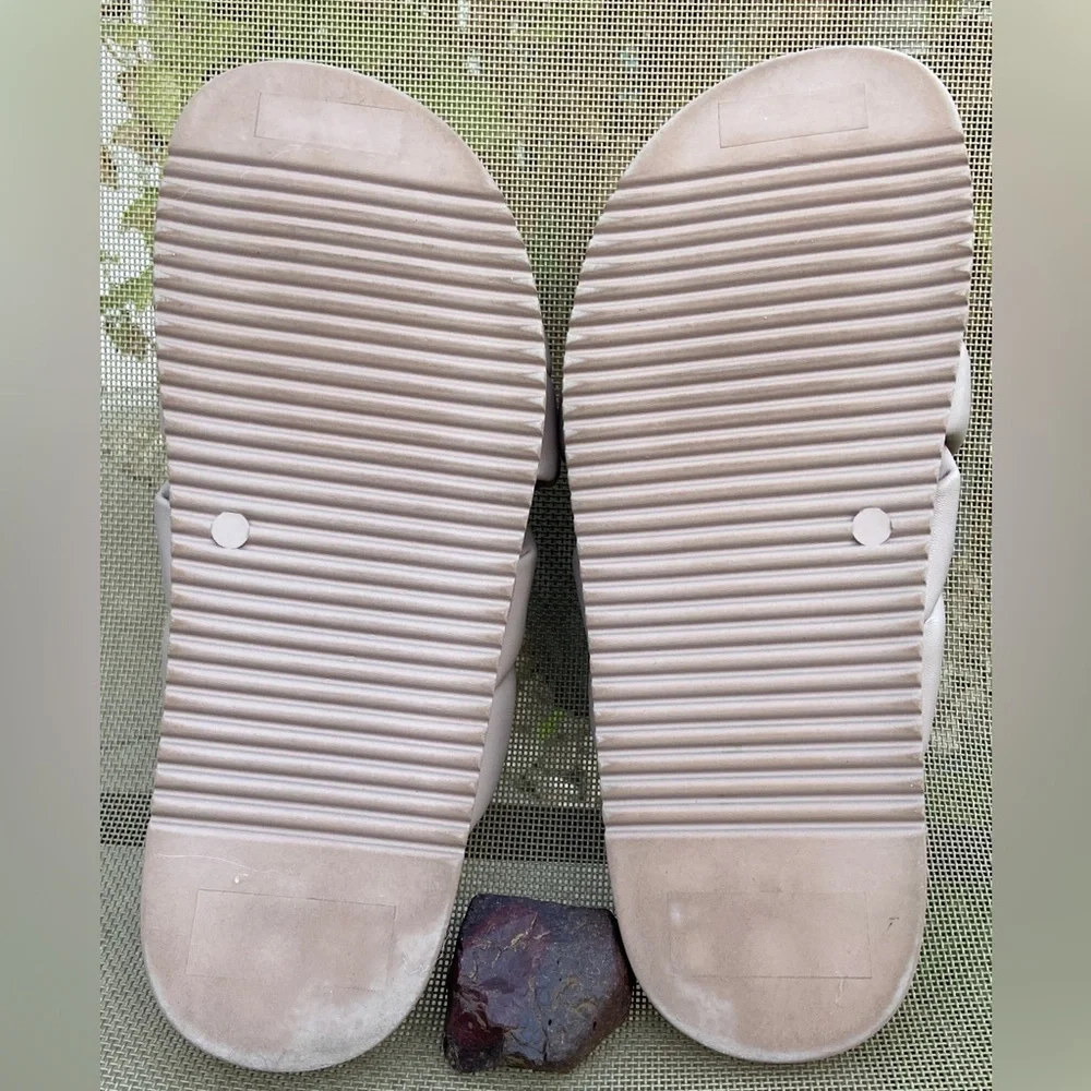 Gently-Worn Sz-8 Steve Madden Beige/Pink Chunky Sandals-No Scuffs/Stains/Flaws🙌 - Picture 6 of 16